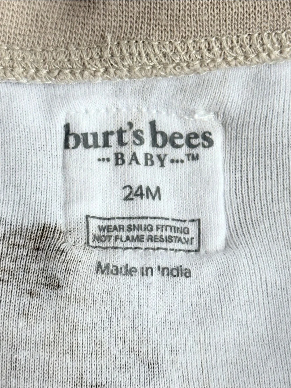 Burt’s Bees Baby 24M Organic Cotton Lion Safari Footed Zip Pajamas Sleeper